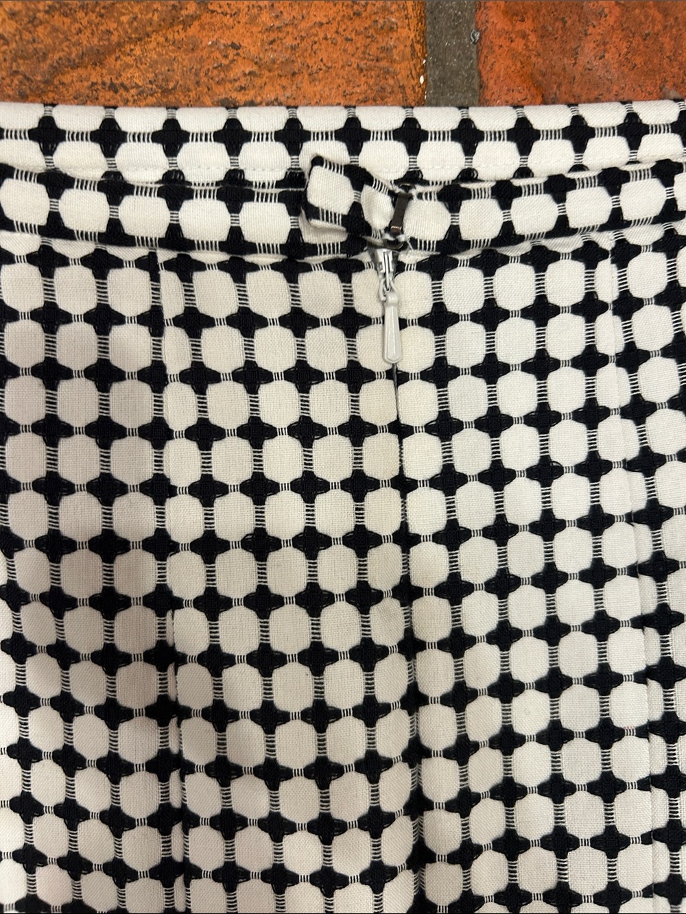 Harold's Black and White Dot Pencil Skirt - Picture 8 of 8